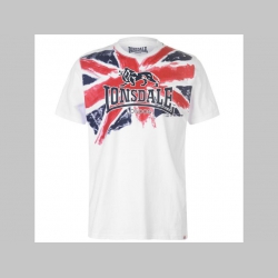 Lonsdale biele pánske tričko UNION JACK materiál 100%bavlna